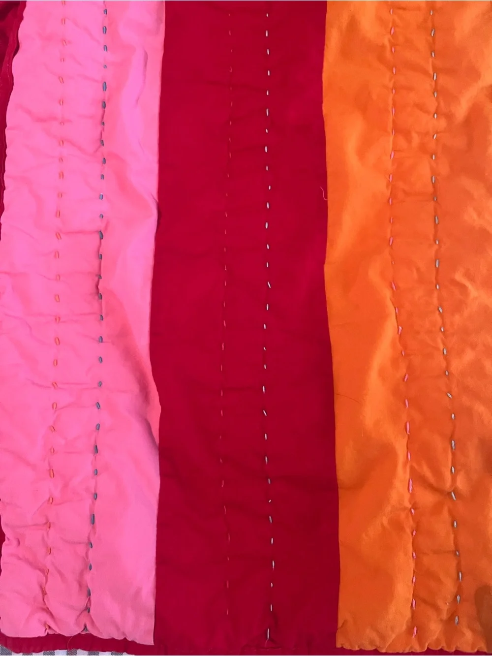 Target Home Vintage Rainbow Striped Quilted Pillow Shams